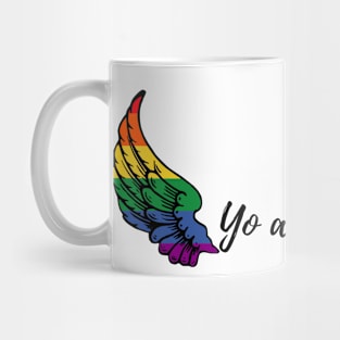 yo a ti Cas  rainbow wings Mug